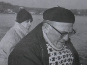 mogens og morfar på fisketur