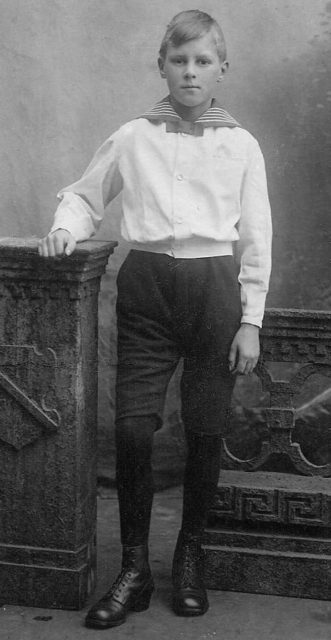 Edgard som komfirmand